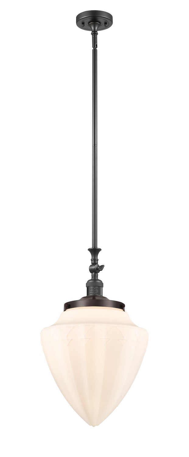 Innovations 206-OB-G661-12 One Light Mini Pendant, Oil Rubbed Bronze