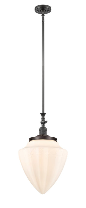 Innovations 206-OB-G661-12 One Light Mini Pendant, Oil Rubbed Bronze