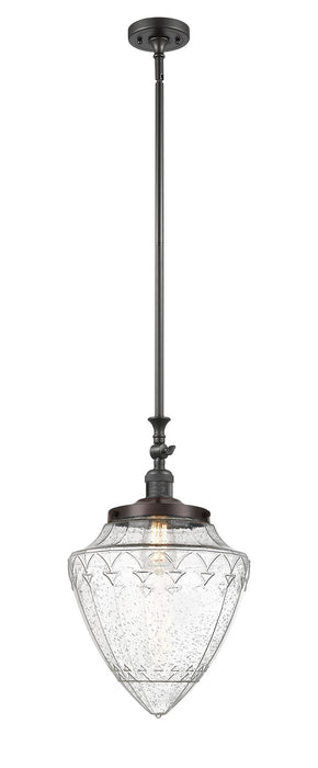 Innovations 206-OB-G664-12 One Light Mini Pendant, Oil Rubbed Bronze
