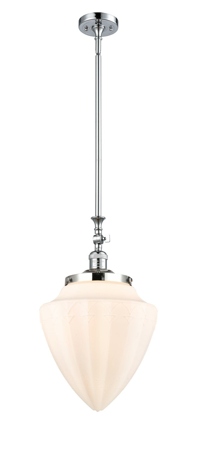 Innovations 206-PC-G661-12 One Light Mini Pendant, Polished Chrome