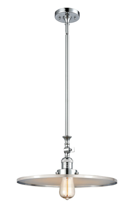 Innovations 206-PC-MFR-PC-16 One Light Mini Pendant, Polished Chrome