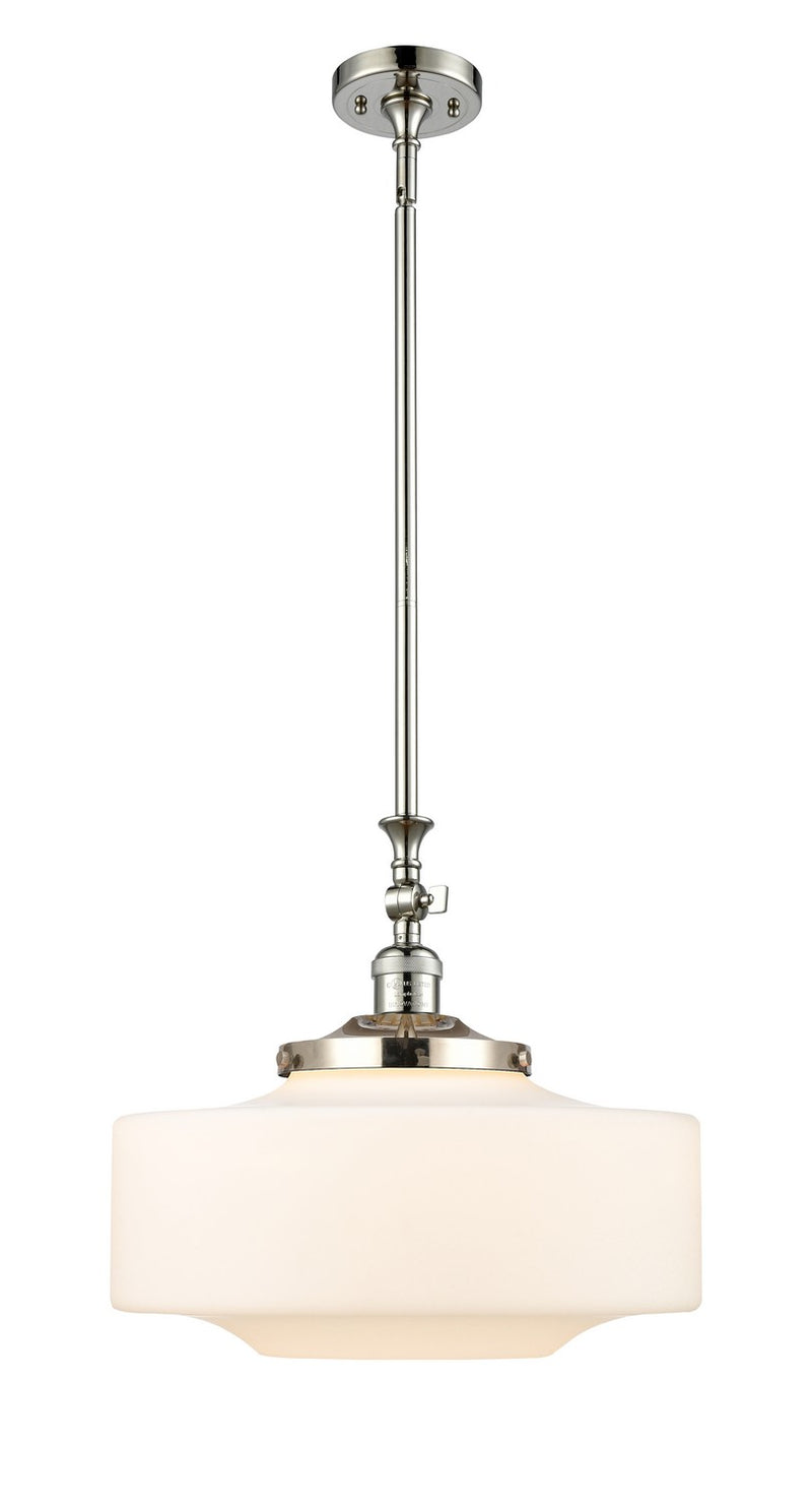 Innovations 206-PN-G691-16 One Light Mini Pendant, Polished Nickel
