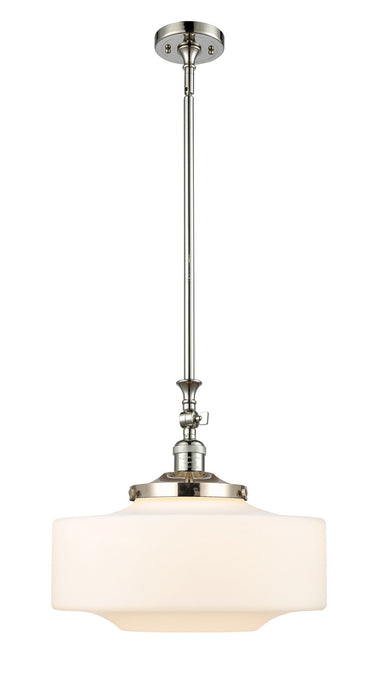 Innovations 206-PN-G691-16 One Light Mini Pendant, Polished Nickel