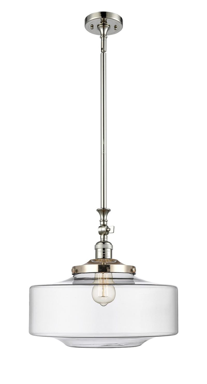 Innovations 206-PN-G692-16 One Light Mini Pendant, Polished Nickel