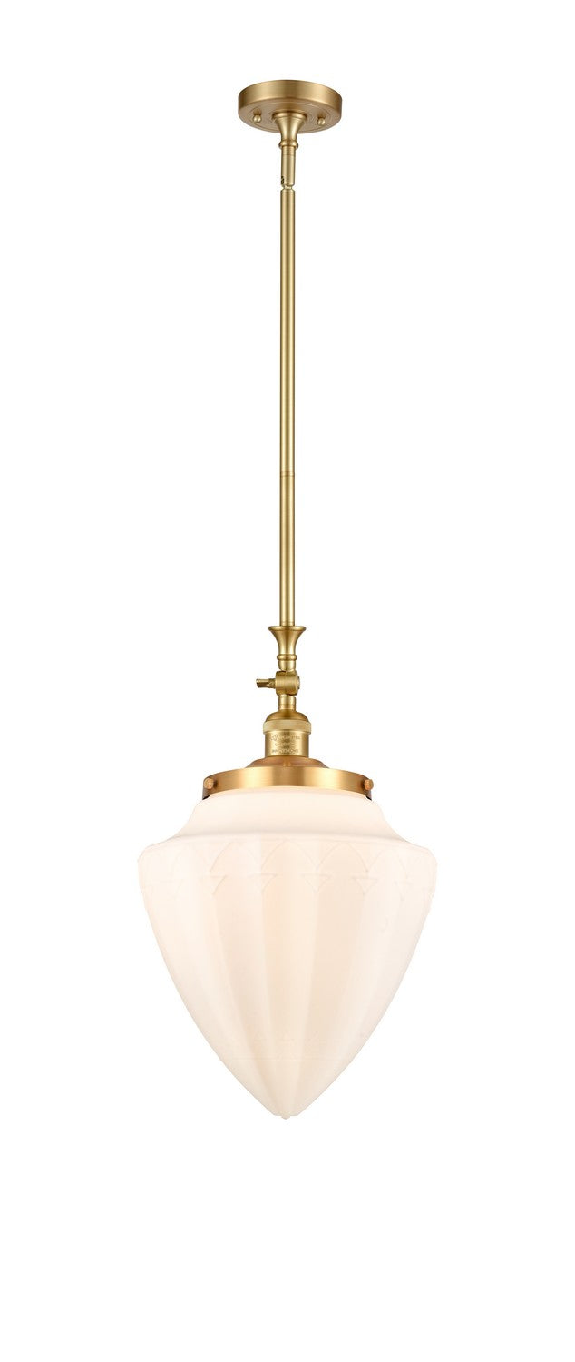 Innovations 206-SG-G661-12 One Light Mini Pendant, Satin Gold