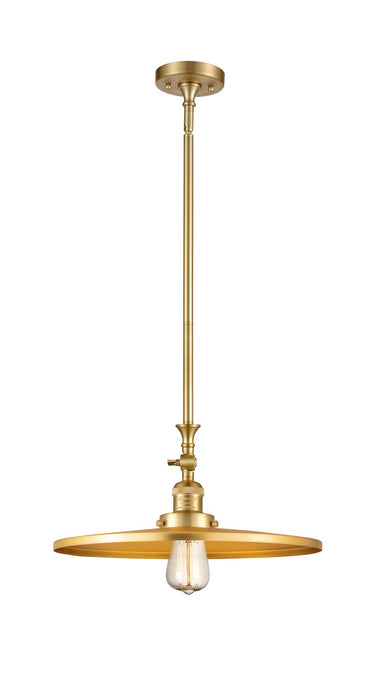 Innovations 206-SG-MFR-SG-16 One Light Mini Pendant, Satin Gold