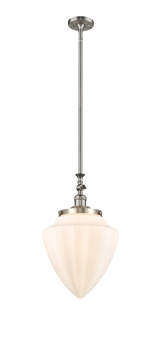 Innovations 206-SN-G661-12 One Light Mini Pendant, Brushed Satin Nickel
