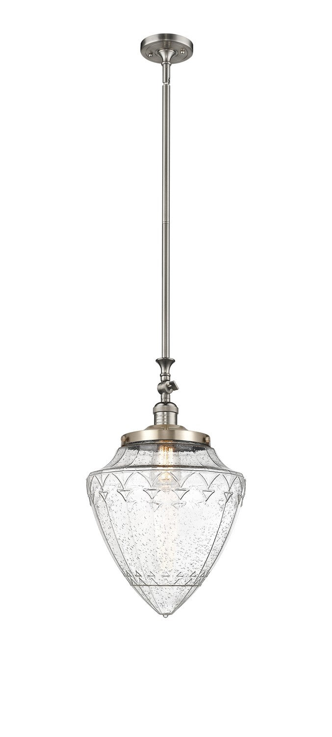Innovations 206-SN-G664-12 One Light Mini Pendant, Brushed Satin Nickel