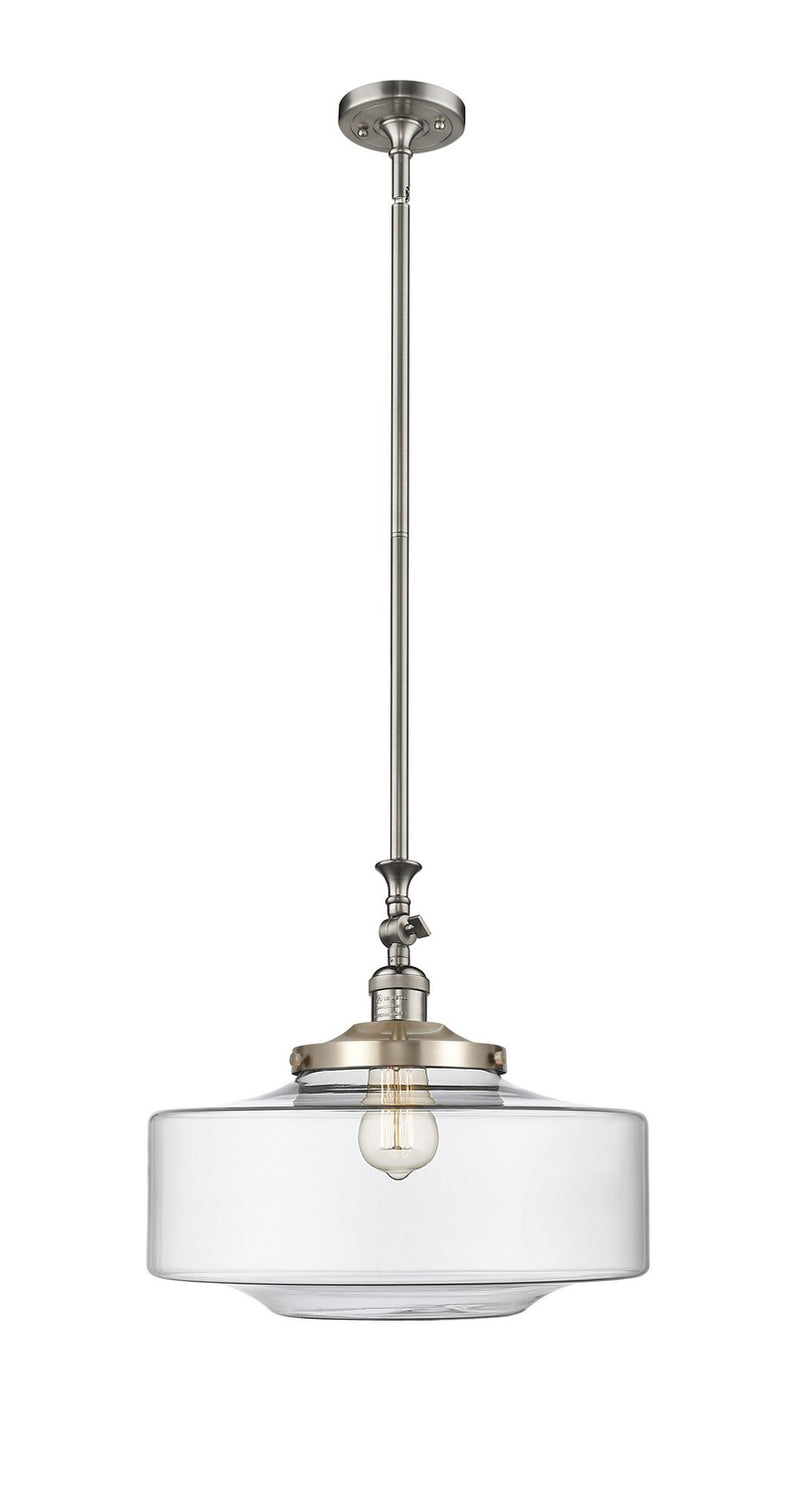 Innovations 206-SN-G692-16 One Light Mini Pendant, Brushed Satin Nickel