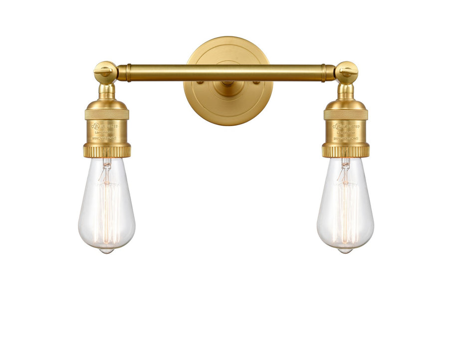 Innovations 208-SG Two Light Bath Vanity, Satin Gold