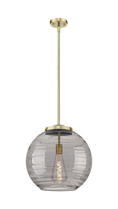 Innovations 221-1S-AB-G1213-16SM One Light Pendant, Antique Brass