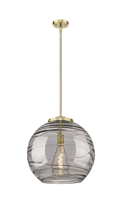 Innovations 221-1S-AB-G1213-18SM One Light Pendant, Antique Brass