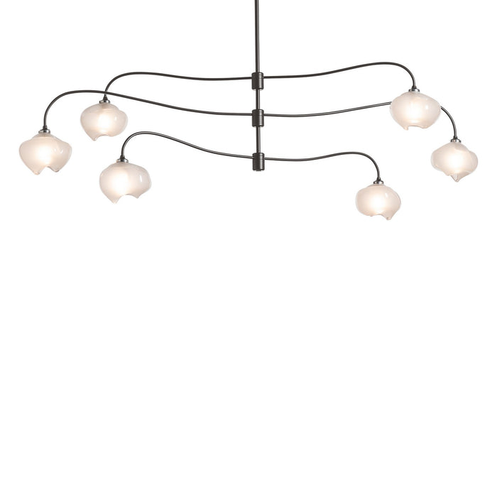 Hubbardton Forge 136357-SKT-MULT-07-FD0710 Six Light Pendant, Dark Smoke