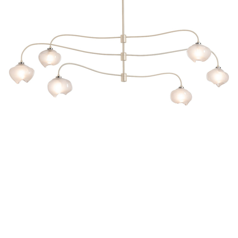 Hubbardton Forge 136357-SKT-MULT-84-FD0710 Six Light Pendant, Soft Gold