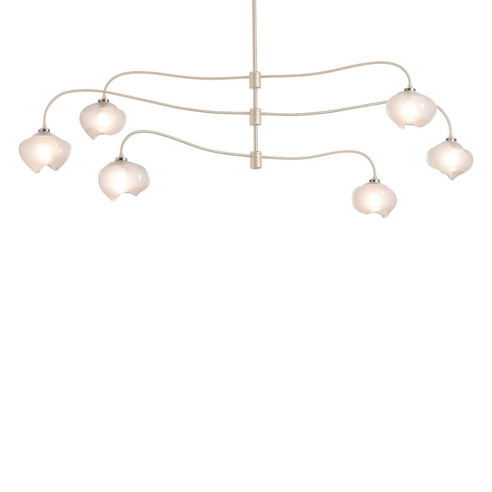 Hubbardton Forge 136357-SKT-MULT-84-FD0710 Six Light Pendant, Soft Gold