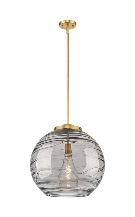 Innovations 221-1S-BB-G1213-18SM One Light Pendant, Brushed Brass