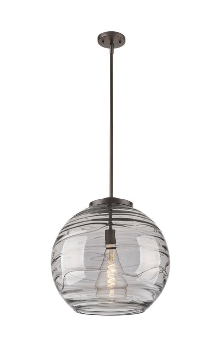 Innovations 221-1S-OB-G1213-18SM One Light Pendant, Oil Rubbed Bronze