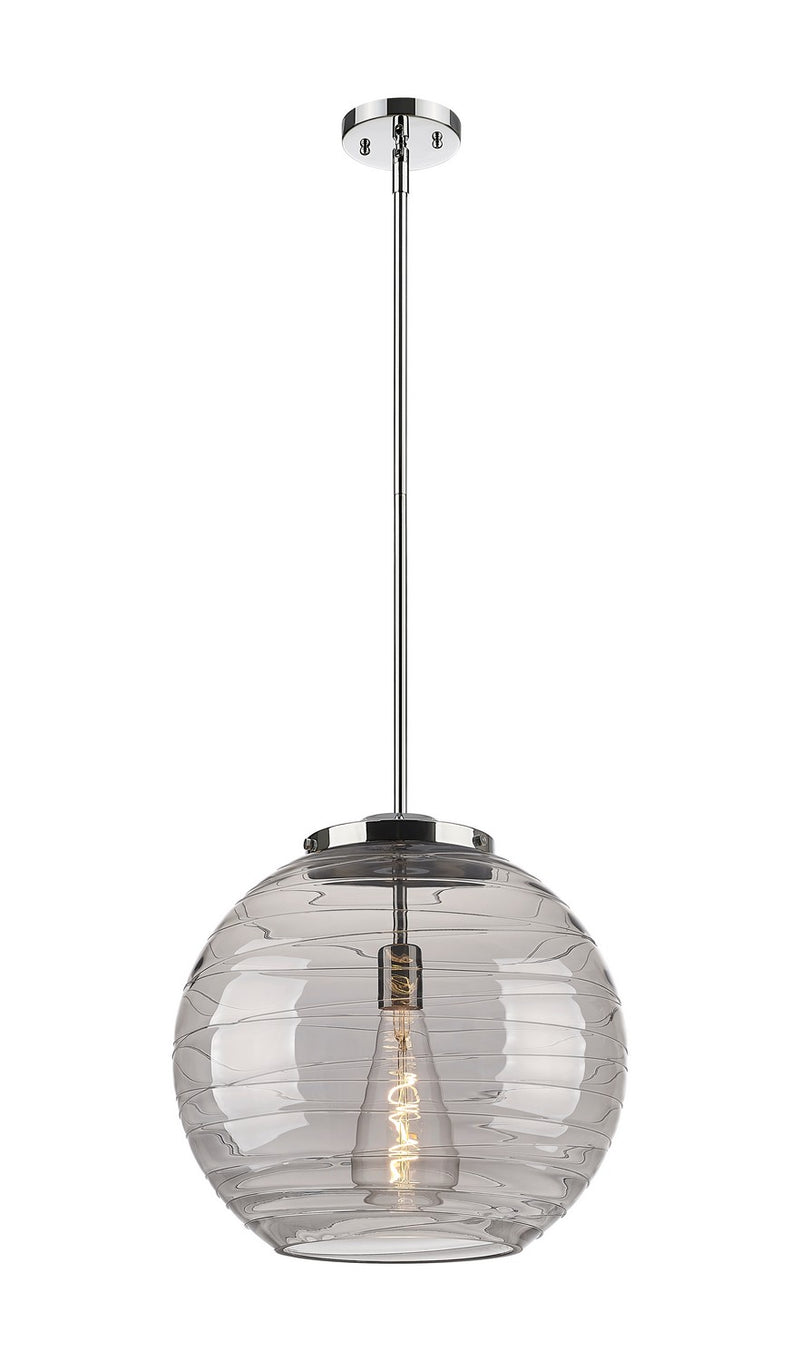 Innovations 221-1S-PC-G1213-16SM One Light Pendant, Polished Chrome