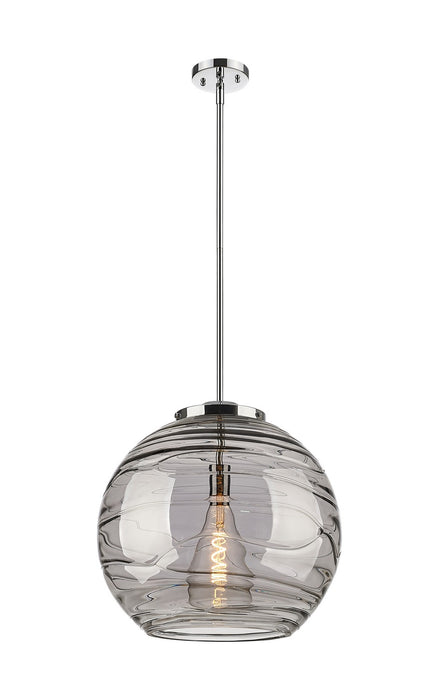 Innovations 221-1S-PC-G1213-18SM One Light Pendant, Polished Chrome