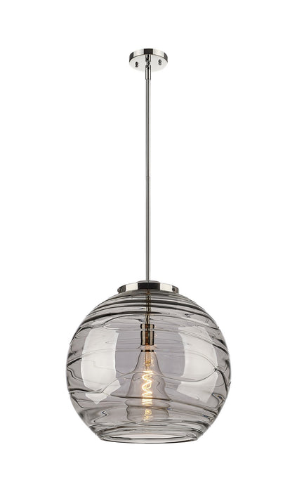 Innovations 221-1S-PN-G1213-18SM One Light Pendant, Polished Nickel