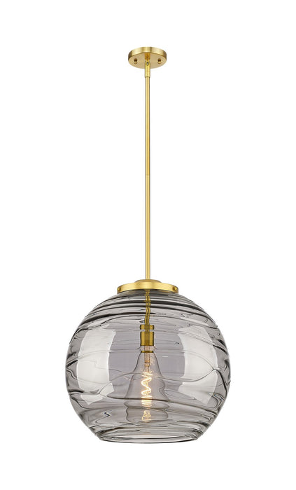 Innovations 221-1S-SG-G1213-18SM One Light Pendant, Satin Gold