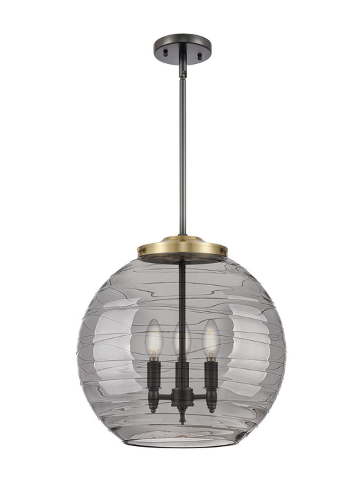 Innovations 221-3S-BAB-G1213-16SM Three Light Pendant, Black Antique Brass