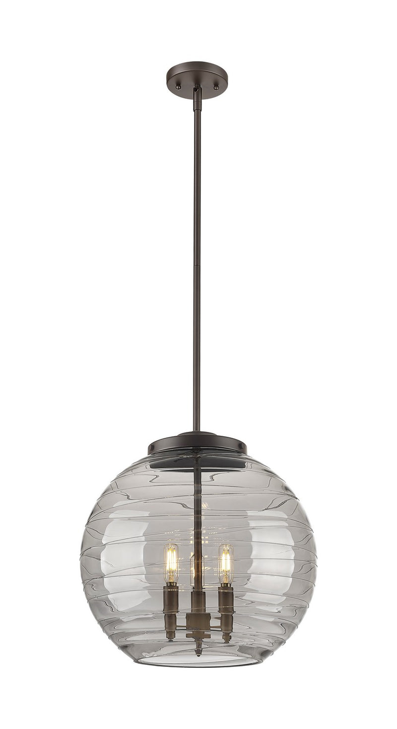 Innovations 221-3S-OB-G1213-16SM Three Light Pendant, Oil Rubbed Bronze