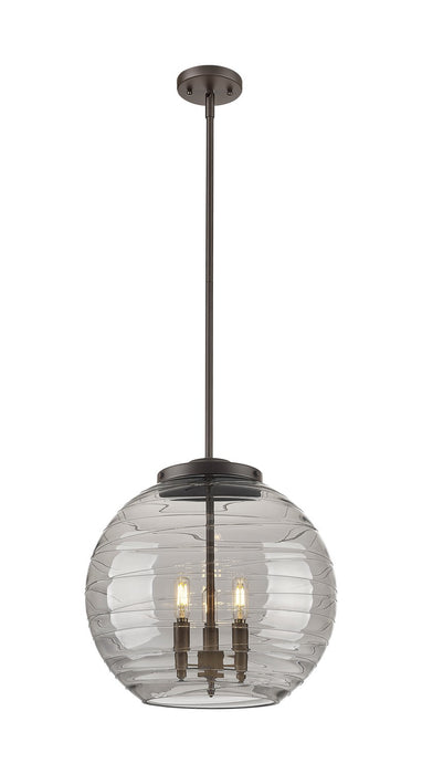 Innovations 221-3S-OB-G1213-16SM Three Light Pendant, Oil Rubbed Bronze