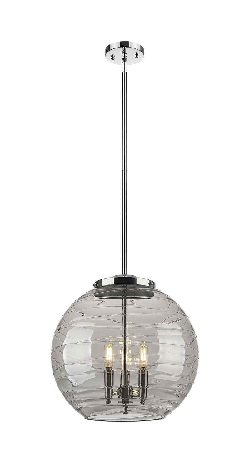 Innovations 221-3S-PC-G1213-16SM Three Light Pendant, Polished Chrome