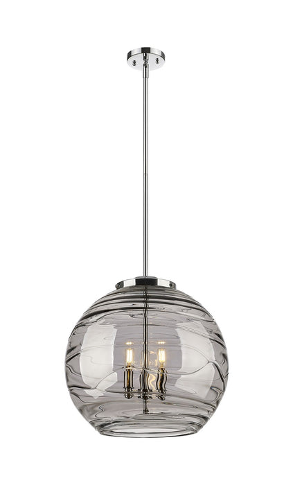 Innovations 221-3S-PC-G1213-18SM Three Light Pendant, Polished Chrome