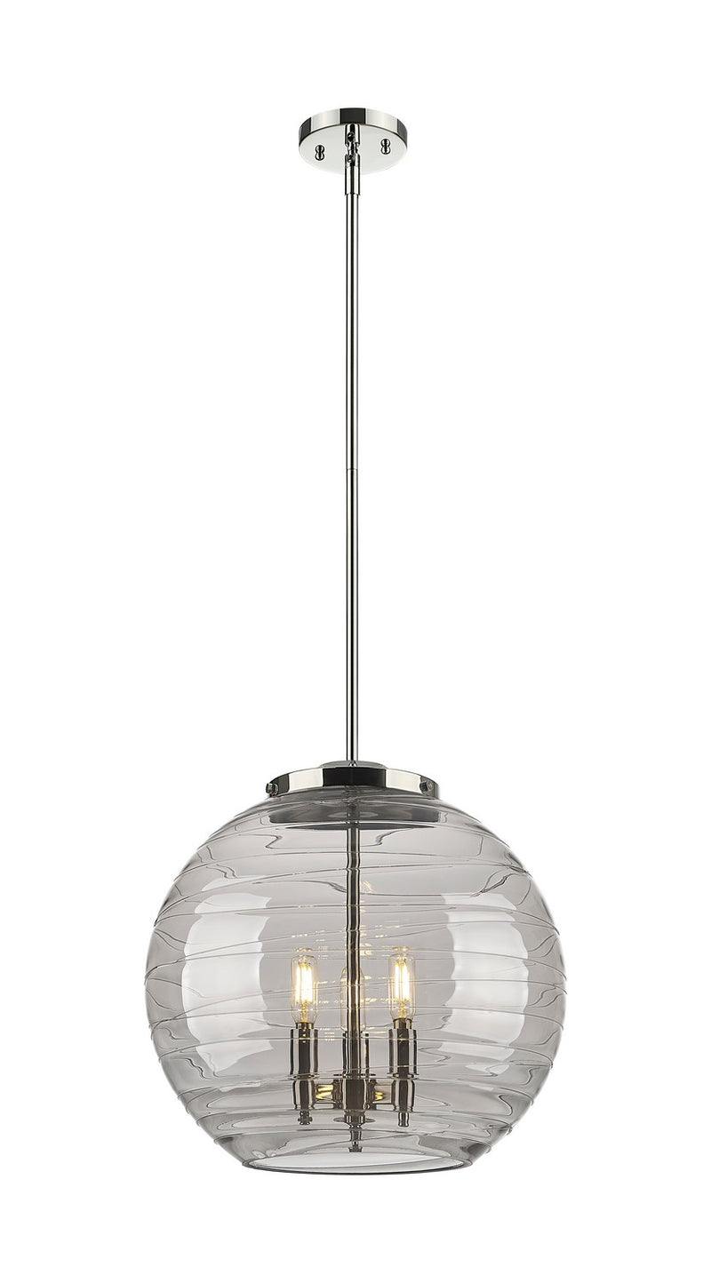 Innovations 221-3S-PN-G1213-16SM Three Light Pendant, Polished Nickel