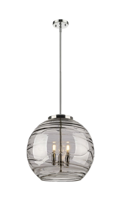 Innovations 221-3S-PN-G1213-18SM Three Light Pendant, Polished Nickel