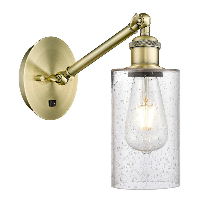 Innovations 317-1W-AB-G804 One Light Wall Sconce, Antique Brass