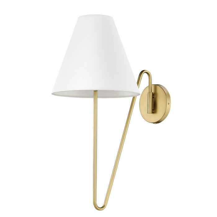 Golden 3690-A1W BCB-IL One Light Wall Sconce, Brushed Champagne Bronze
