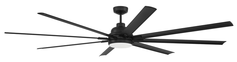 Craftmade RSH84FB8 84"Ceiling Fan, Flat Black