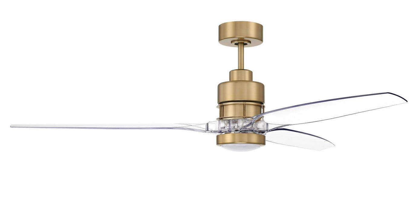 Craftmade SONWF60SB3-CAP 60"Ceiling Fan, Satin Brass