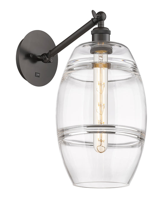 Innovations 317-1W-OB-G557-8CL One Light Wall Sconce, Oil Rubbed Bronze