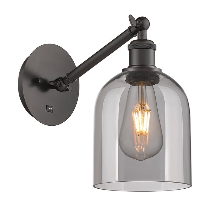 Innovations 317-1W-OB-G558-6SM One Light Wall Sconce, Oil Rubbed Bronze