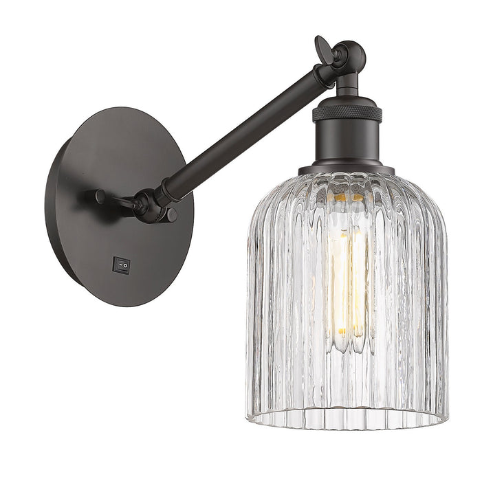 Innovations 317-1W-OB-G559-5CL One Light Wall Sconce, Oil Rubbed Bronze
