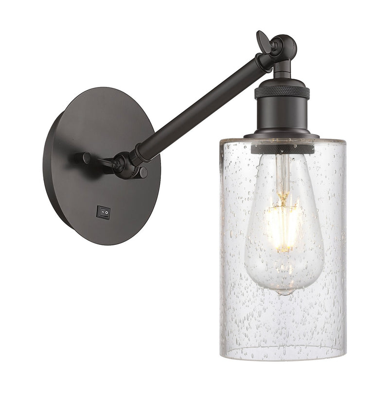 Innovations 317-1W-OB-G804 One Light Wall Sconce, Oil Rubbed Bronze