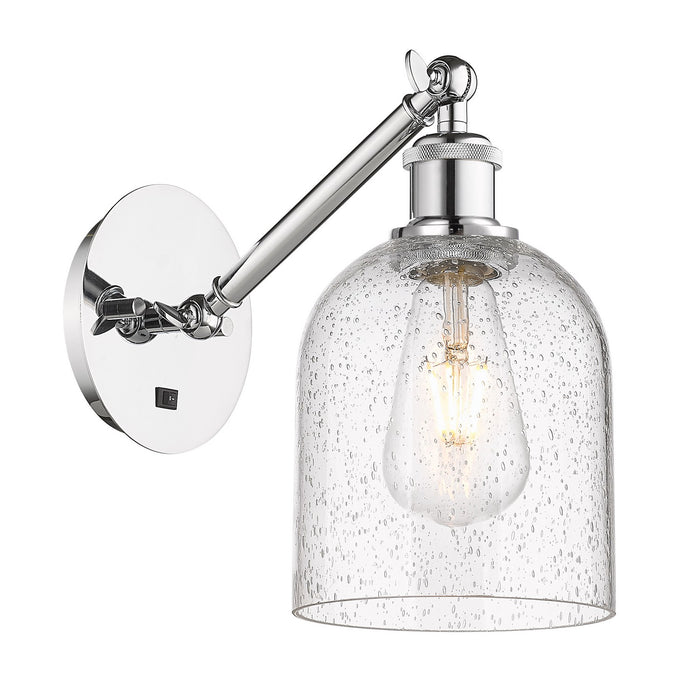 Innovations 317-1W-PC-G558-6SDY One Light Wall Sconce, Polished Chrome