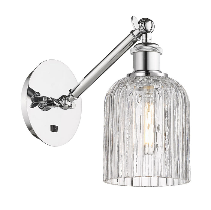 Innovations 317-1W-PC-G559-5CL One Light Wall Sconce, Polished Chrome