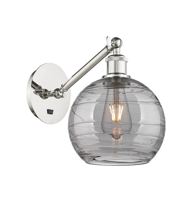 Innovations 317-1W-PN-G1213-8SM One Light Wall Sconce, Polished Nickel