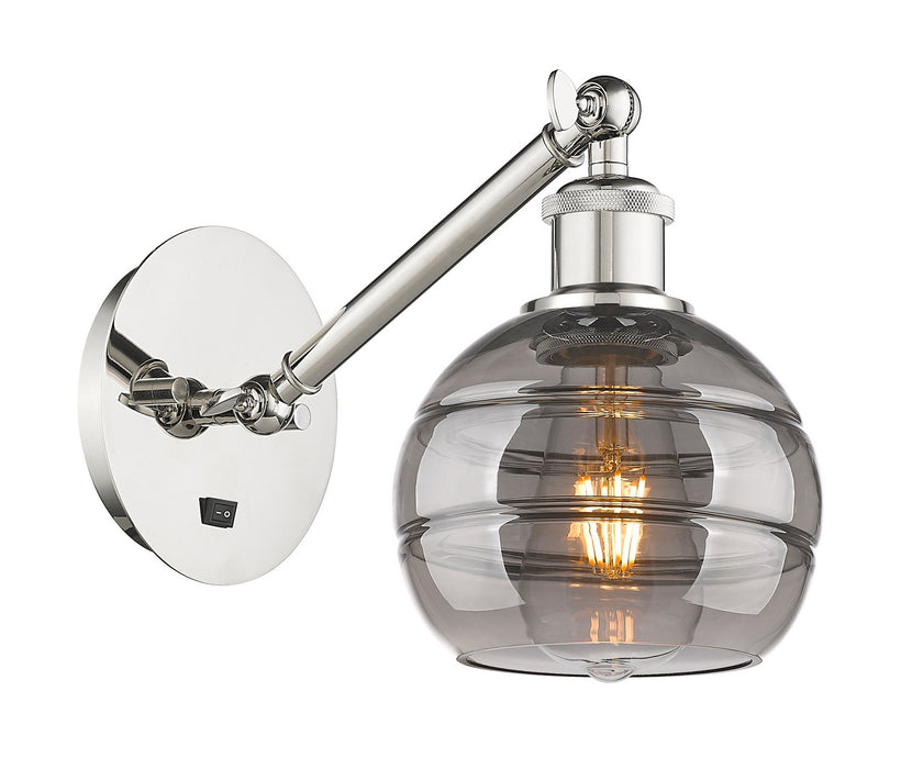 Innovations 317-1W-PN-G556-6SM One Light Wall Sconce, Polished Nickel