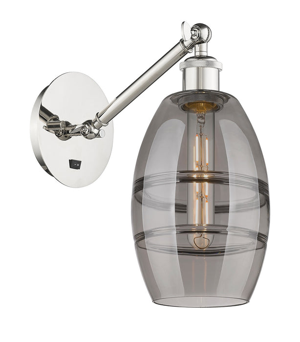 Innovations 317-1W-PN-G557-6SM One Light Wall Sconce, Polished Nickel