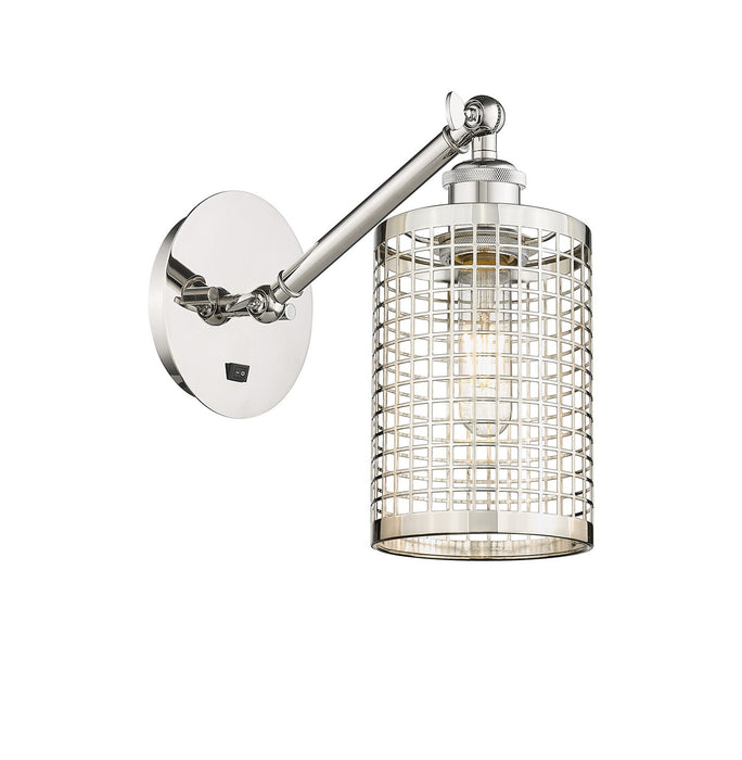 Innovations 317-1W-PN-M18-PN LED Wall Sconce, Polished Nickel