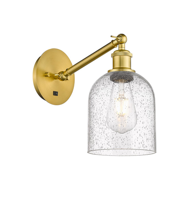 Innovations 317-1W-SG-G558-6SDY One Light Wall Sconce, Satin Gold