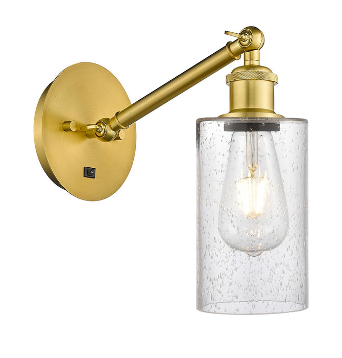 Innovations 317-1W-SG-G804 One Light Wall Sconce, Satin Gold