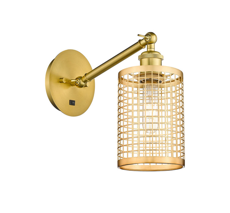 Innovations 317-1W-SG-M18-SG LED Wall Sconce, Satin Gold