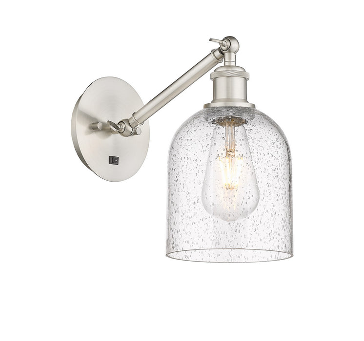 Innovations 317-1W-SN-G558-6SDY One Light Wall Sconce, Brushed Satin Nickel